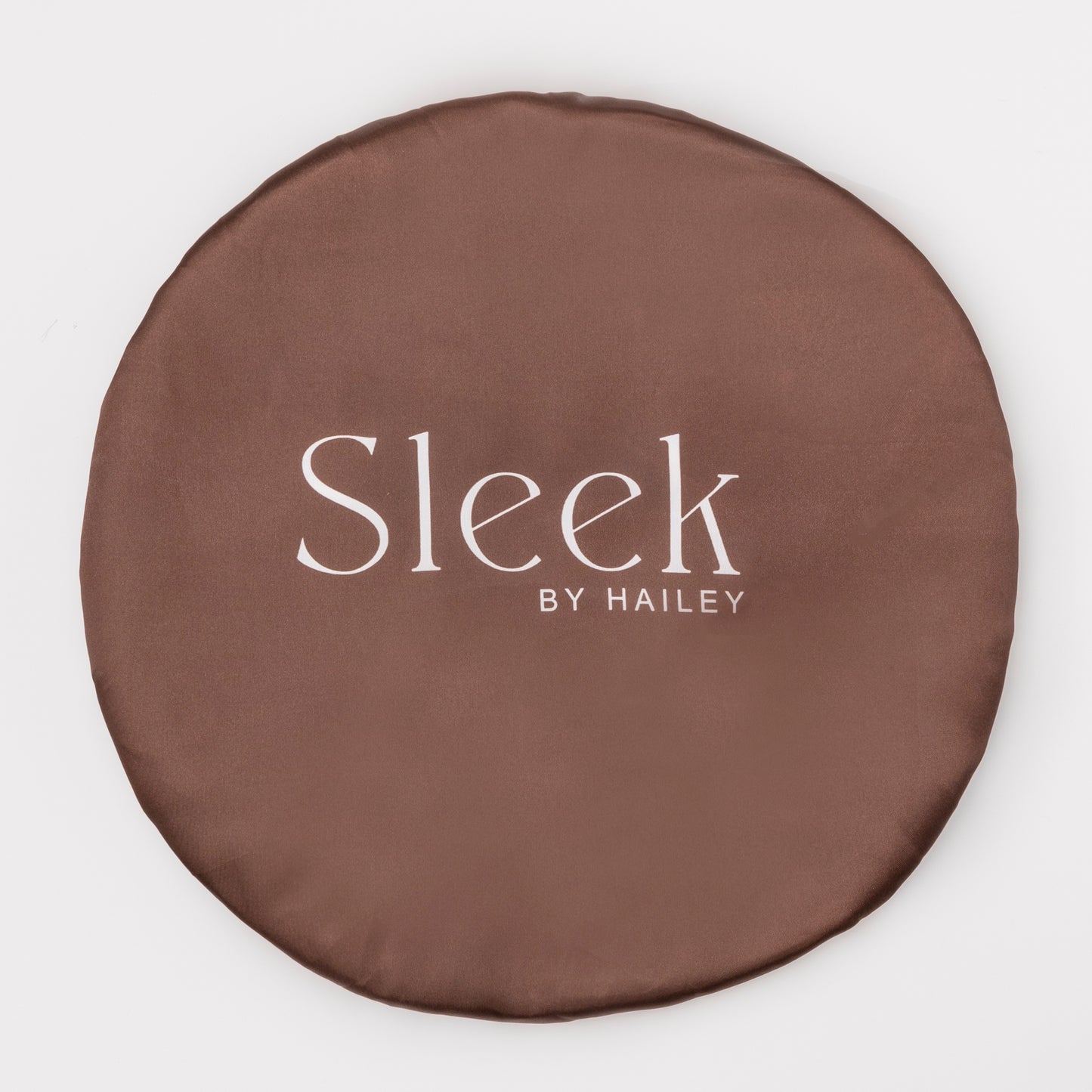 BROWN DRAWSTRING BONNET