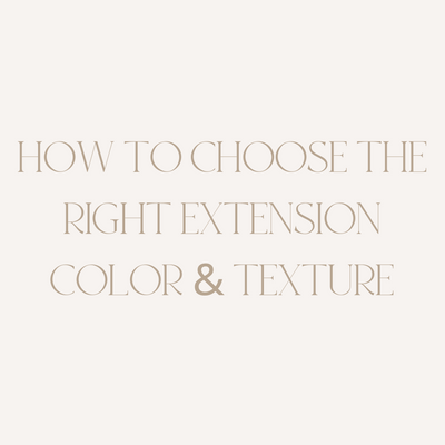 Hair Extension Texture Types: Which Should You Choose?