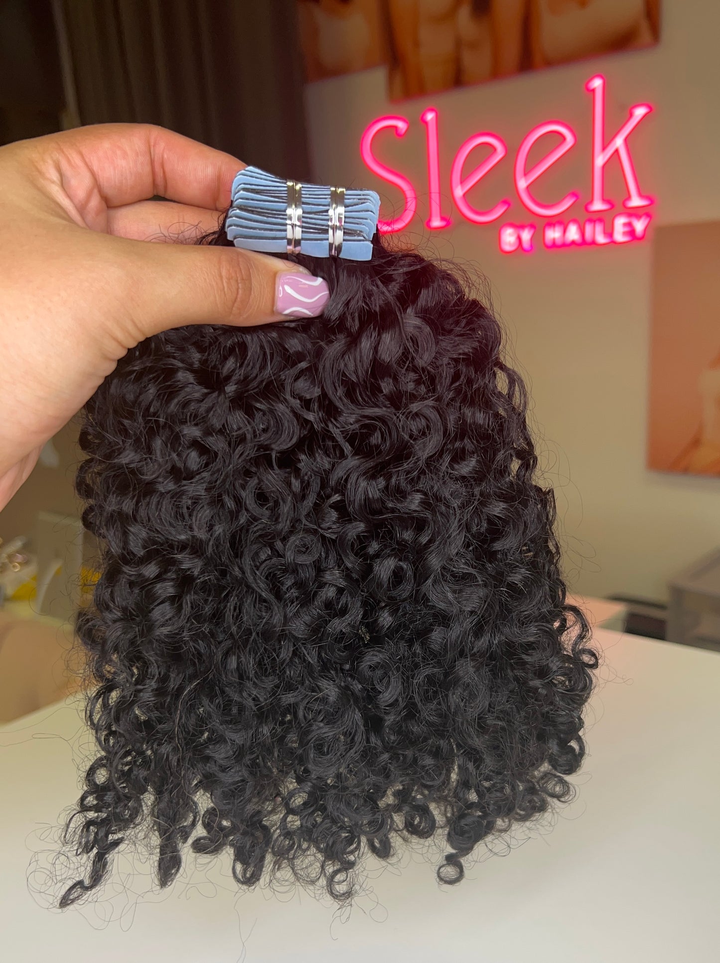 KINKY CURLY TAPE INS