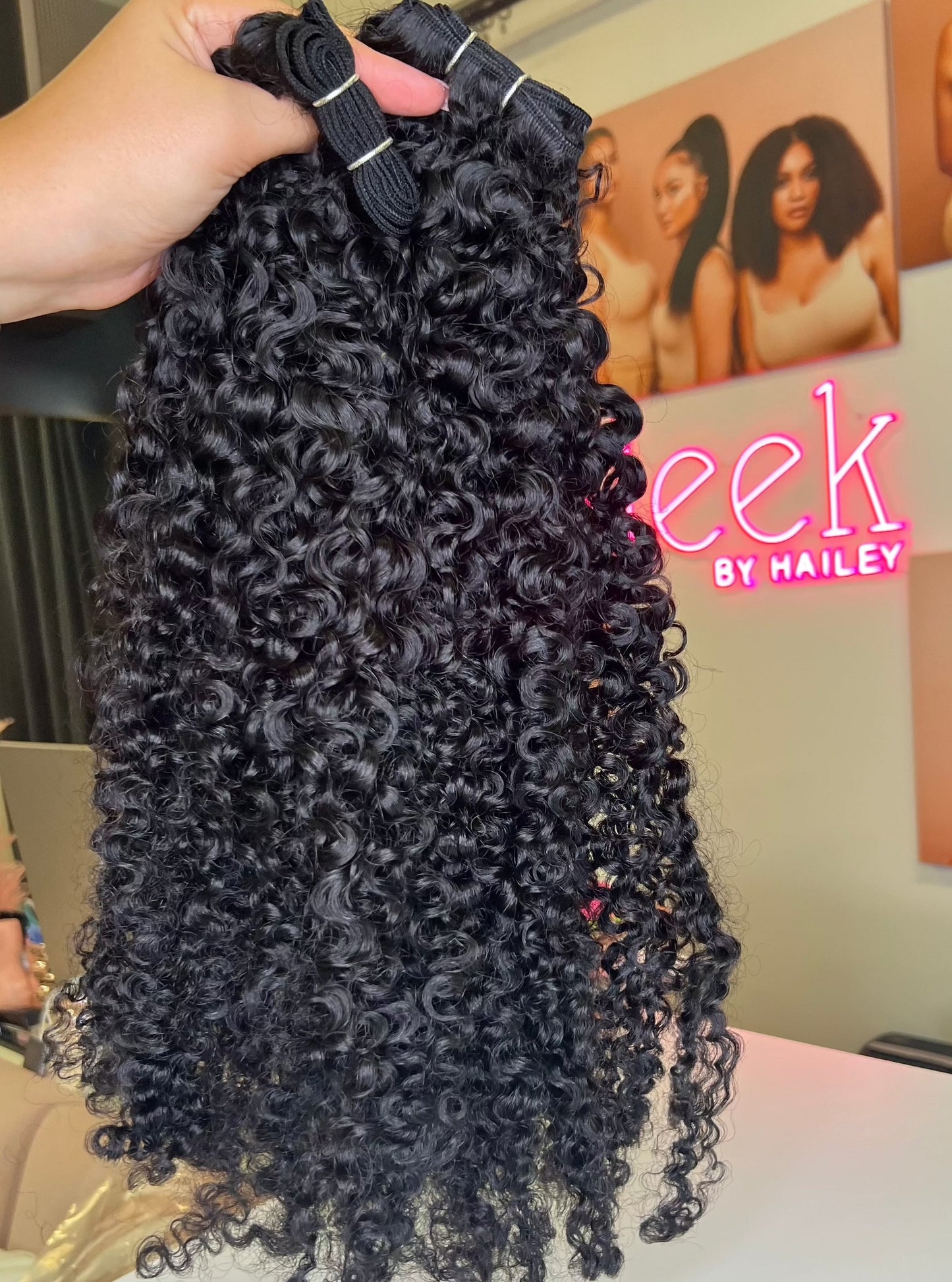 Kinky Curly Machine Weft
