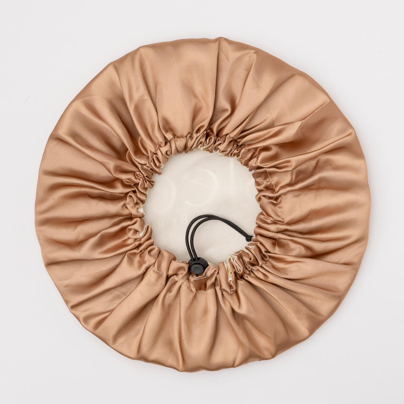 GOLD DRAWSTRING BONNET