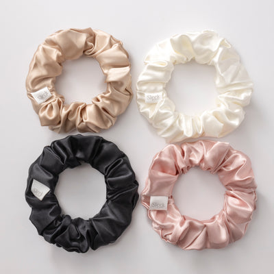 LARGE SILK SCRUNCHIES