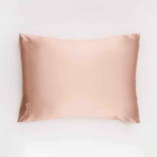 ROSE GOLD SILK PILLOWCASE