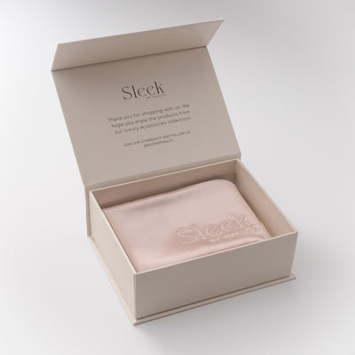 ROSE GOLD SILK PILLOWCASE