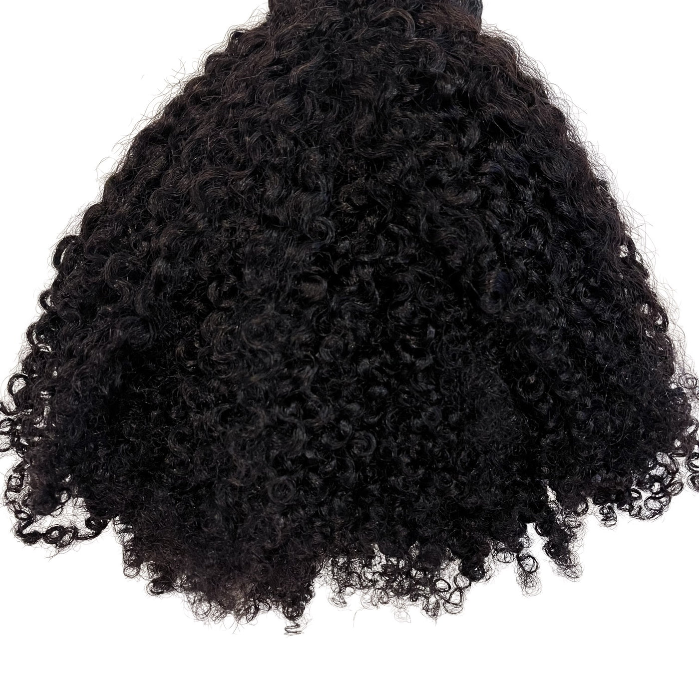 kinky coily curly clip ins raw 1b color