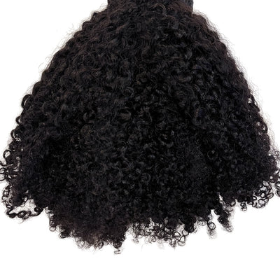 kinky coily curly clip ins raw 1b color