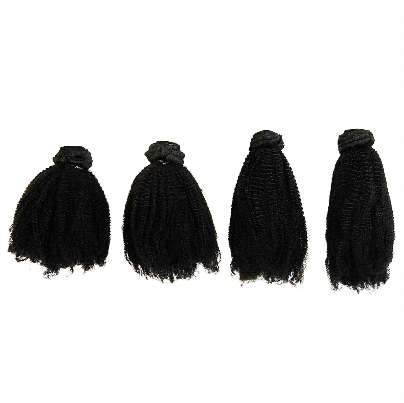 4b curly clip ins multiple lengths