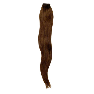 brown human hair ponytail
