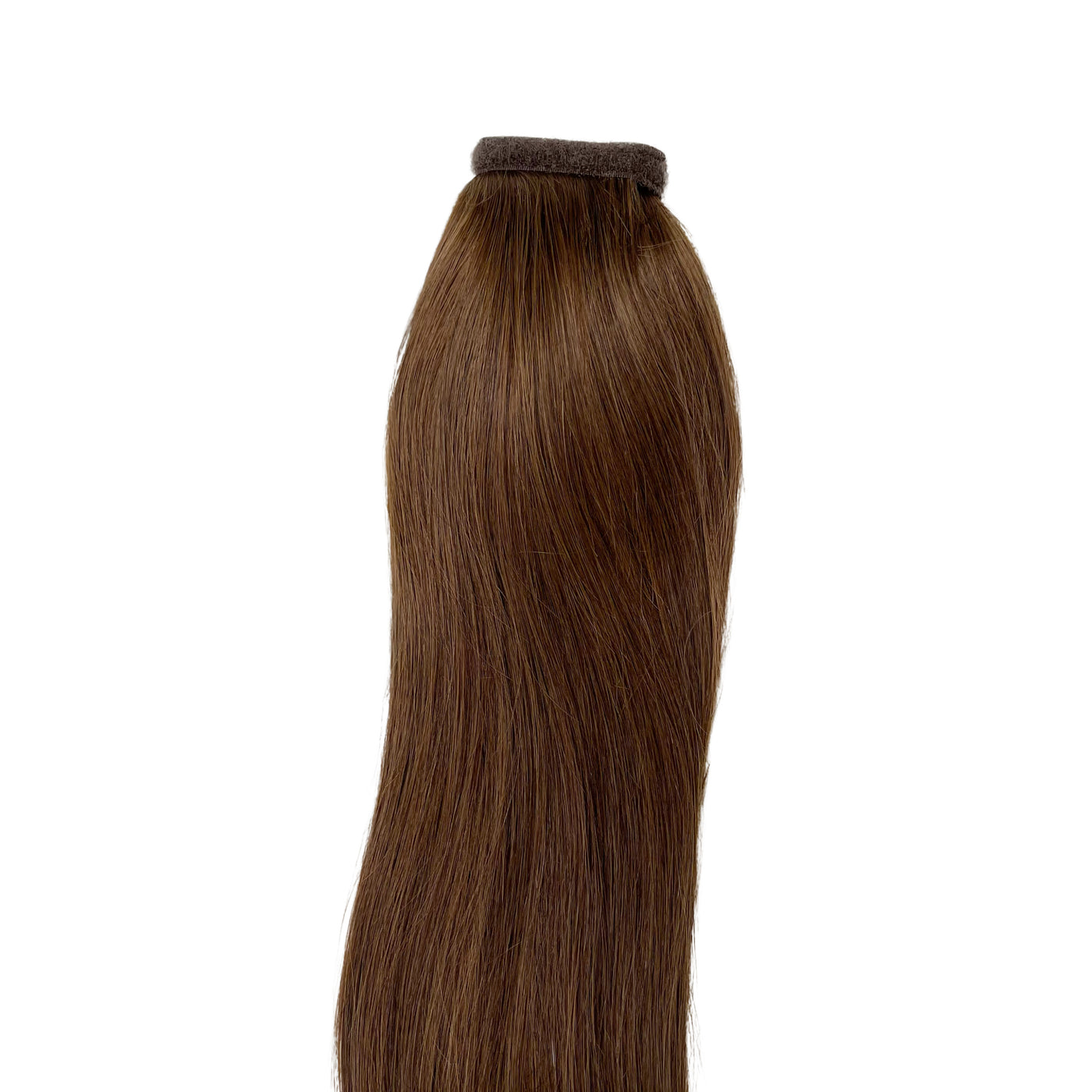 brown human hair ponytail