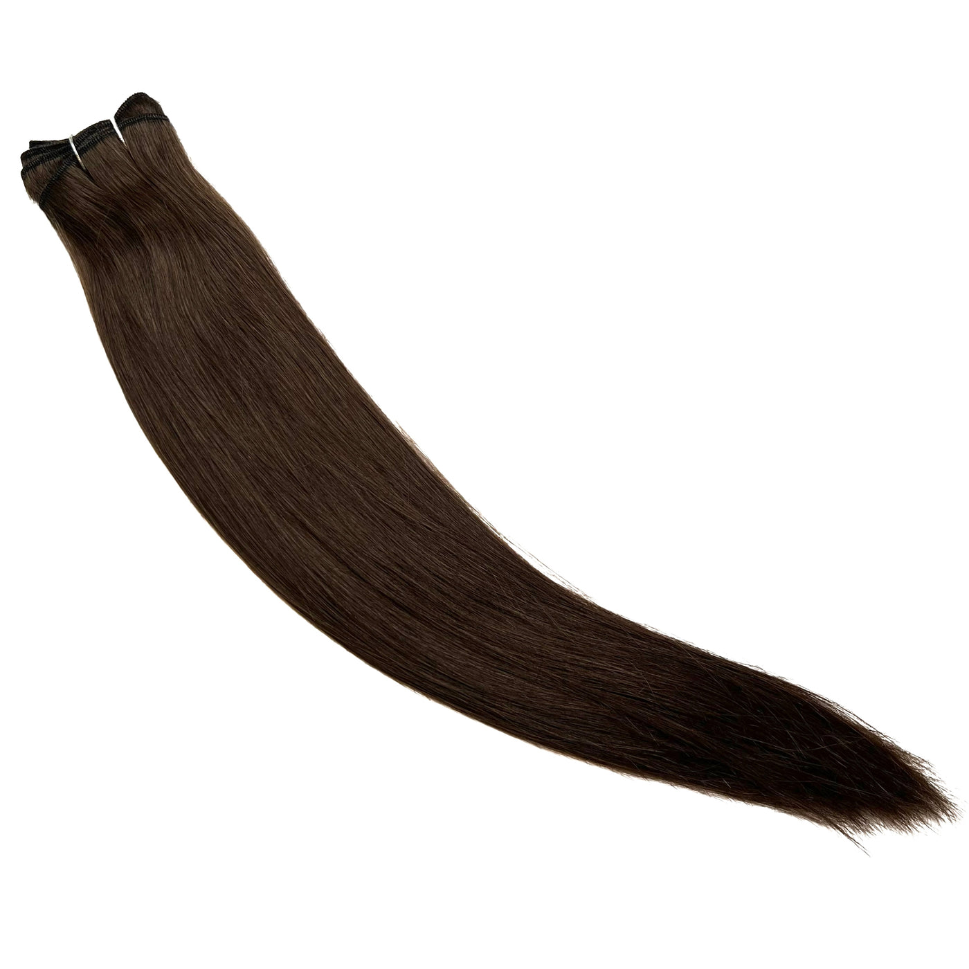 dark brown remy weft