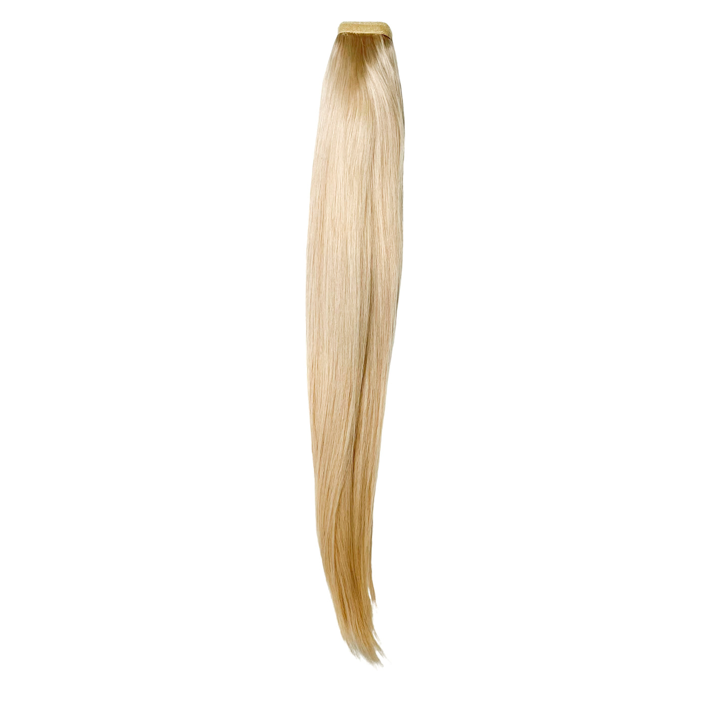 blonde human hair ponytail